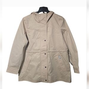 Hunter Rain Jacket Water Resistant Cotton Smock Tan Size XL NEW